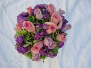 Pink and Lavender Bridal Bouqet